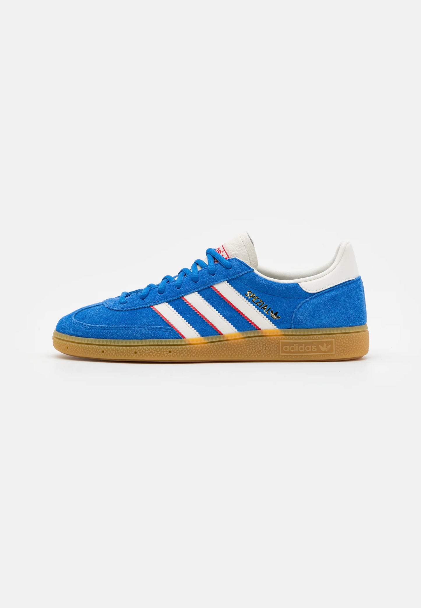 Adidas Handball Spezial Better scarlet Blue
Shop dit næste par Handball Spezial. Disse Handball Spezial, er de perfekte sneaker til enhver lejlighed. Deres elegante design sikre dig en alsidig sneaker.
Set fra siden