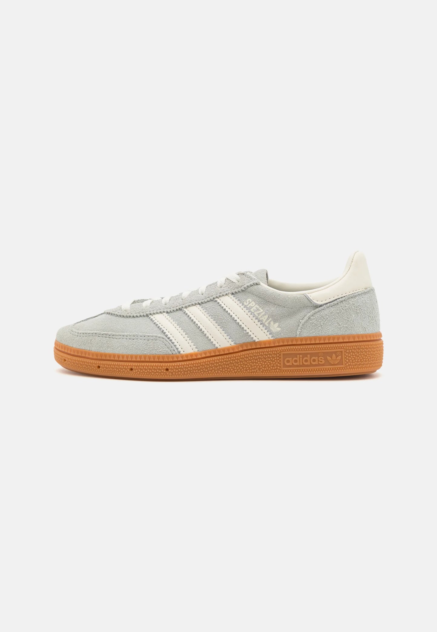 Adidas Handball Spezial Wonder Silver
Shop dit næste par Handball Spezial. Disse Handball Spezial Wonder Silver, er de perfekte sneaker til enhver lejlighed. Deres elegante design sikre dig en alsidig sneaker.
Set fra siden