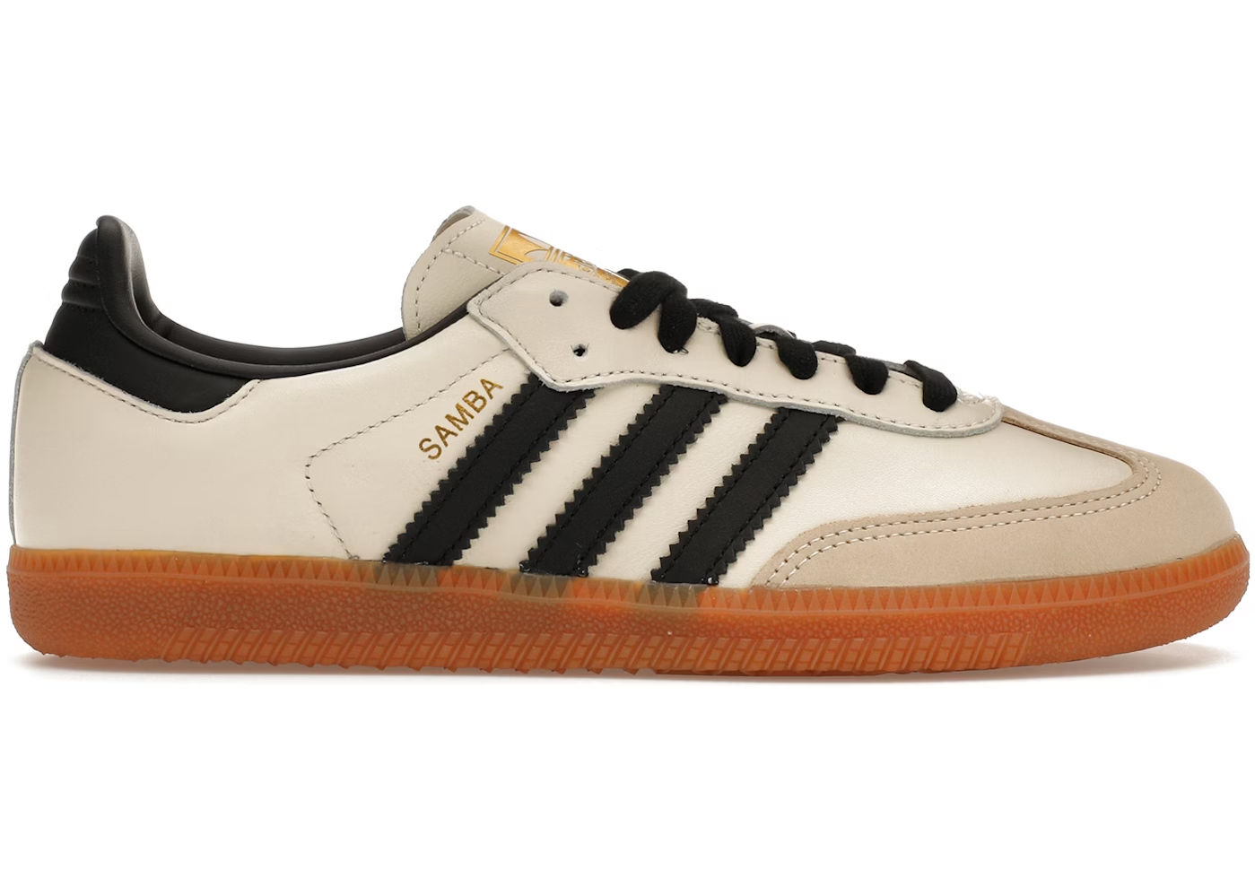Adidas Samba Og Cream white sand strata
Gum Shop dit næste par Adidas Samba her hos os. Samba er den perfekte kvalitets sko, med sin yderst gode komfort er det den perfekte sneaker til alle. Køb dem lige her
side view