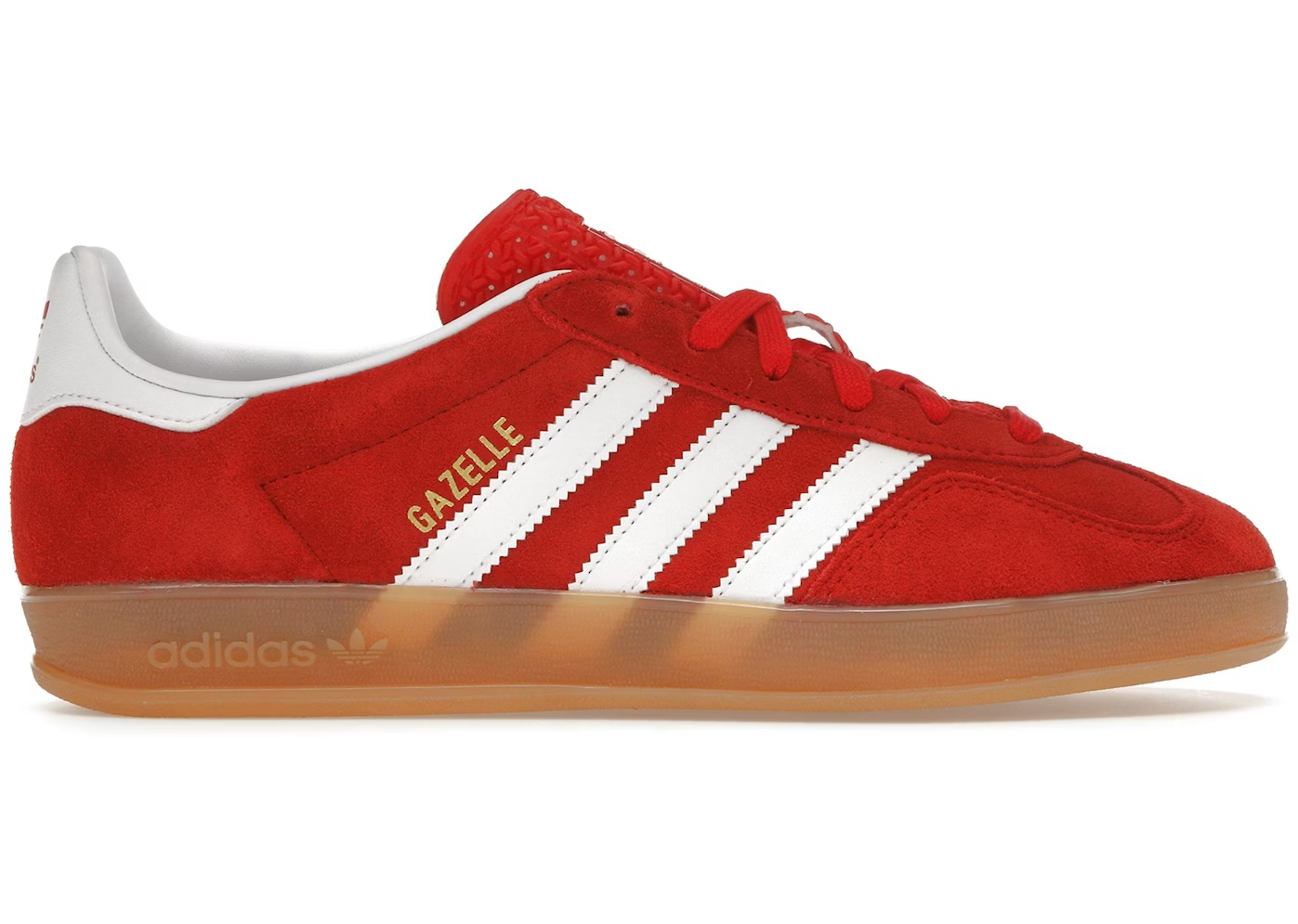 adidas Gazelle Indoor 'Better Scarlet
Shop den perfekte sneaker. Adidas Gazelle indoor better scarlet, denne sneaker er perfekt til både inddøres brug og perfekt til gadebillet.
set fra siden