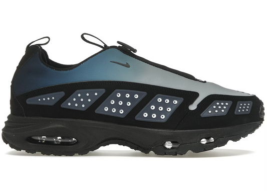 Nike Air Max Sunder Obsidian Grey Haze sneaker med futuristisk design, strømlinet pasform og stødabsorberende Air Max sål i grå og blå toner